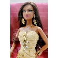 thumbnail image 4 of Barbie 50th Anniversary Doll African American Gold Dress 2008 Mattel N5860 NEW, 4 of 11