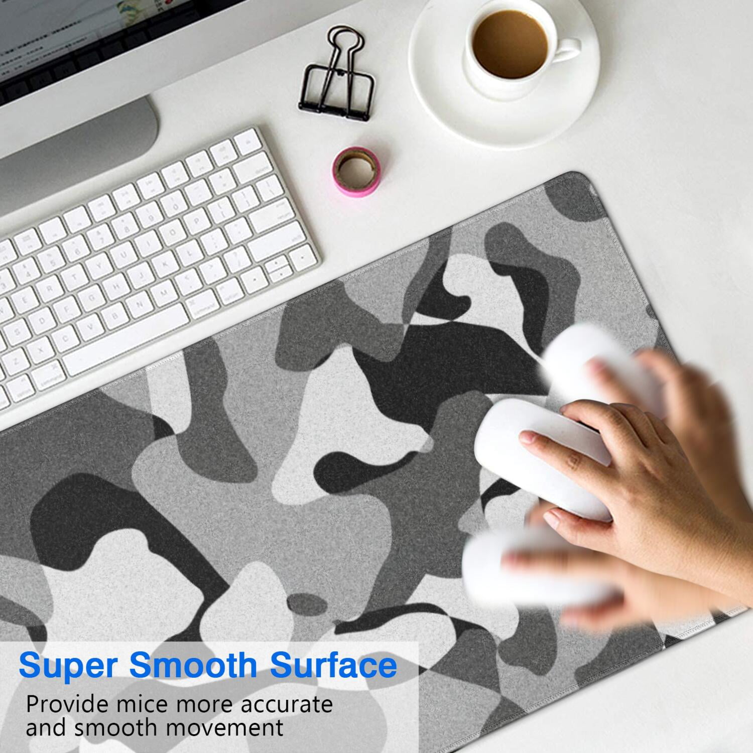 Extra Large Gaming Mouse Pad with Non-Slip Base & Stitched Edges