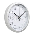 thumbnail image 3 of 12Inch Clock Automatic Time Adjustment Scanning Radio Controlled Clock Temperature Hygrometer Wall Clock Quiet Design, 3 of 6