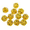 thumbnail image 1 of 10x 10pcs Dados De Veinte Lados D20 Jugando D&D RPG Juegos De Fiesta Dados Amarillo Sunnimix Dado, 1 of 7