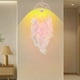 thumbnail image 4 of Dreamcatcher Hanging Decoration Lighting Luxurys Glows In The Dark Crystal Stones Pave Dream Net Hanging Wind Chime Colorful Home Accessories, 4 of 9