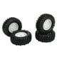 thumbnail image 5 of 4 Uds neumáticos de rueda RC reemplazo de neumáticos de goma para vehículos de escalada todoterreno coches de 96MM de diámetro, 5 of 8