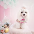 thumbnail image 4 of Flmtop Cat Dog T-shirt Cute Stripe Design Clothes Pet Warm Supplies for Spring Summer Multicolor, 4 of 9