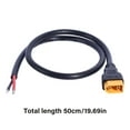 thumbnail image 3 of Sheathed XT60H Male to 2Pin Pigtail Connectors 14AWG Silicone Cable for RCs and FPV, 3 of 9