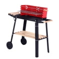 thumbnail image 4 of Barbacoa de la parrilla de carbón Grill Gran cocina Multifuncional Cooking al aire libre para el patio trasero Jardín para el hogar Balcón para el, 4 of 8