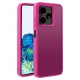 thumbnail image 2 of For Celero 3 Plus METKASE Dotted Edged Line Skin-Touch High Quality Hybrid in Slide-Out Package - Hot Pink, 2 of 4