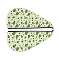 thumbnail image 5 of Yiaed Green Avocado Print Hair Cap with Button,Coral Fleece Hair Towel Wrap for Women Wet Hair,Quick Dry Turban for Wet Hair Long Thick Hair, 5 of 5