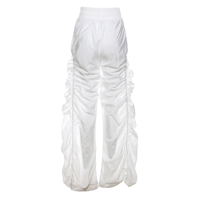Summer Pants for Women Silk Sweatpants Women High Waist Pants Silk