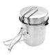 thumbnail image 2 of Cocina Tetera Camping 2 unids/set hervidor de cocina portátil plegable para acampar + bolsa de almacenamiento olla de Picnic al aire libre Tmvgtek Para Estrenar, 2 of 4