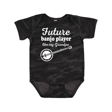 

Inktastic Future Banjo Player Like Grandpa Gift Baby Boy or Baby Girl Bodysuit