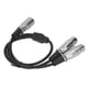 thumbnail image 1 of Cable de sonido XLR macho a hembra, cable adaptador de sonido XLR macho a doble XLR Cable XLR macho a doble XLR hembra Características líderes en su clase, 1 of 9