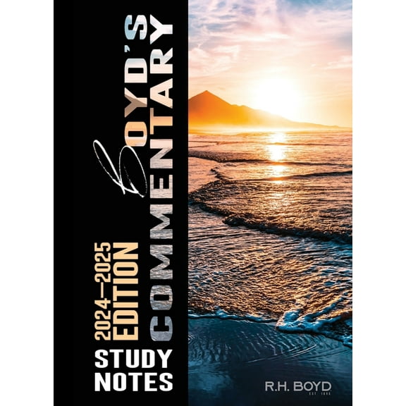 2024-2025 Boyd's Commentary Study Notes, (Paperback)