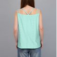 thumbnail image 4 of Womens Cute Tank Tops Eyelet Sleeveless Spaghetti Strap Scoop Neck Loose Casual 2025 Summer Beach Vacation Flowy Shirts, 4 of 6