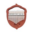 thumbnail image 1 of Piano de pulgar de 17 teclas, Piano de dedo de madera, Piano de pulgar tradicional hecho a mano para principiantes, pulgar africano portátil, 1 of 8