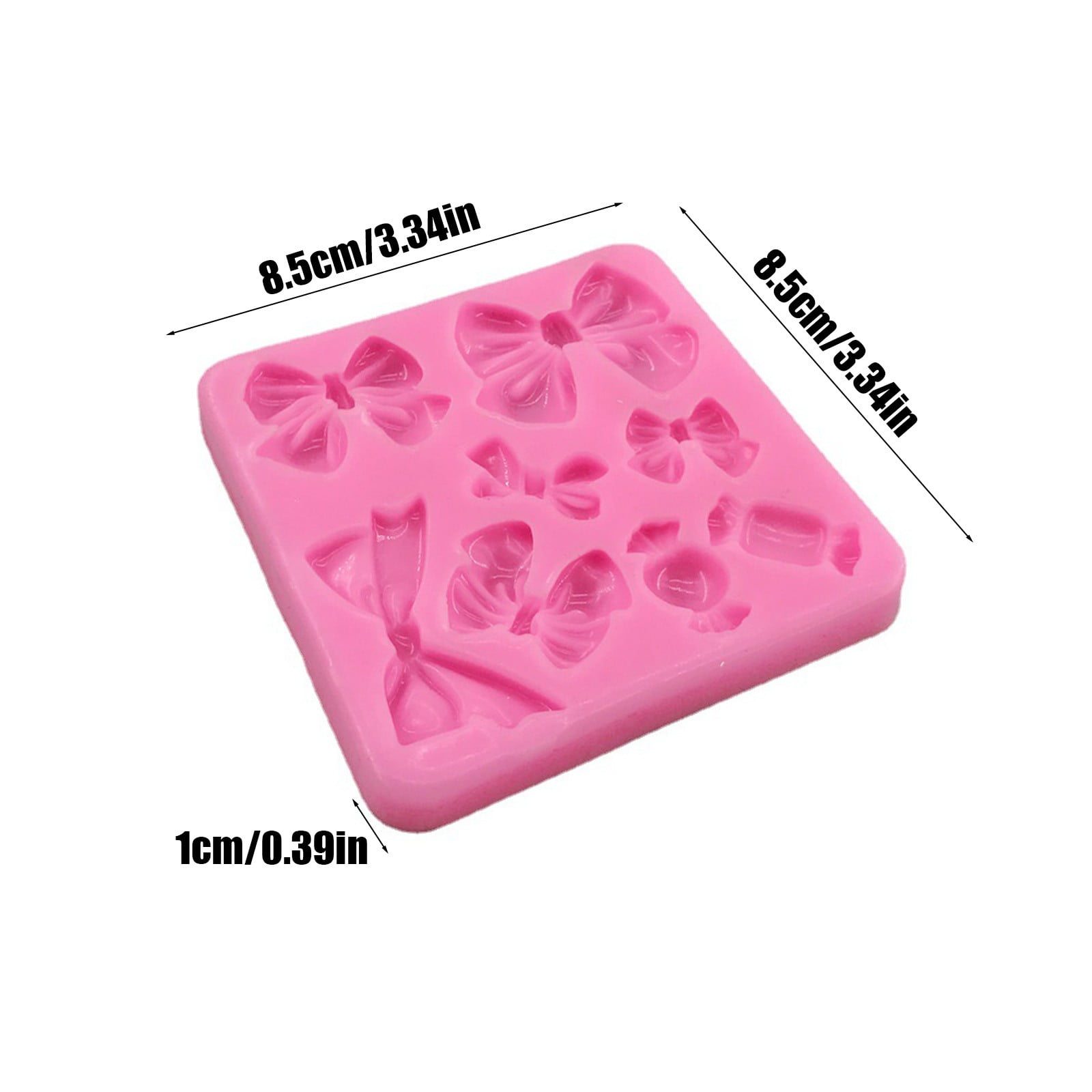 Bows & Bowknot Silicone Molds, Fondant, Chocolate, Gum Paste, Polymer Clay for Cake & Cupcake Decorating