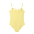 thumbnail image 7 of Bigetiay Girls Strappy Hollow Out Swimsuit Solid One Piece Swimsuit with Mesh Skirt Beach Style Kids, Size 7-8 Years, 7 of 7