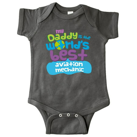 Worlds Best Aviation Mechanic Daddy Infant (Best Gifts For Mechanics)