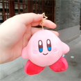 thumbnail image 4 of LLavero de figuras de Kirby de estrella Kawaii para niños, muñeco de peluche de Anime, llavero Rosa Kirby, colgante de dibujos animados, llaveros, regalo para niños, 4 of 4