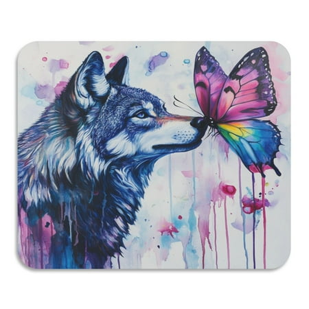 

Diatom Mud Drain Pad 15.7X11.8 Inch Dish Drying Mats Magical Mat Magic Mat Kitchen Drain Mat Coffee Drain Mat Table Drain Mat Wolf Kiss Colorful Butterflies