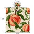thumbnail image 2 of Peach Canvas Beach Blanket Picnic Mat XL - Waterproof Sandproof Outdoor Mat for Beach, Camping, Travel - Large Size Portable Mat for Family, Friends - Lightweight, Easy to Clean, 2 of 6