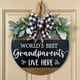 thumbnail image 1 of Puntoco Decoración De Bienvenida De La Puerta Principal, Letrero De Puerta De Madera, Regalo Divertido Para Los Abuelos, Letrero De Bienvenida Para Los Abuelos C, Decoración Del Hogar, 1 of 5