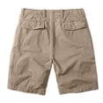 thumbnail image 6 of Men's Flex Casual Cargo Shorts, Lightweight Water Resistant Golf Shorts,Comfortable Stretch Waist Work Shorts with Multi-Pocket Khaki 2XL, 6 of 9