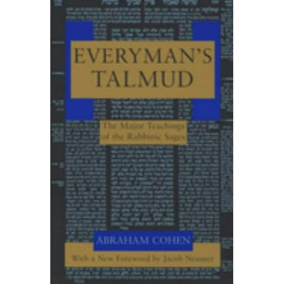 Pre-Owned Everyman's Talmud: The Major Teachings of the Rabbinic Sages Paperback