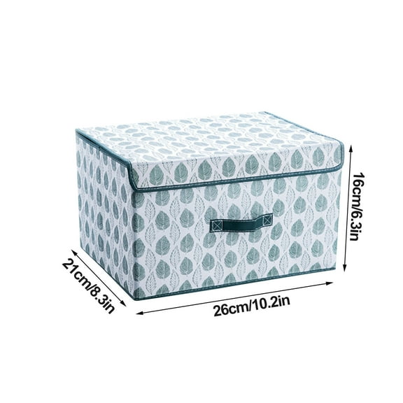 EUDIDV Extra-Large Folding Storage Box, Toy Storage Box, Household Wardrobe, Clothes Sorting Box, Debris Box, Non-woven Fabric Storage Box Collapsible Storage Bag Roomy