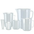 thumbnail image 3 of Plastic Graduated Beakers with Handles, Measuring Beaker Plastic Measuring Cup, 3 of 10