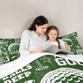 thumbnail image 5 of Homewish Gamer Golf Full Size Comforter Sets 3-Piece for Kids Teens Adults,Green White Bedding Comforter Set,Sport Theme Lightweight Bedding Sets,Lightweight Room Decor, 5 of 8