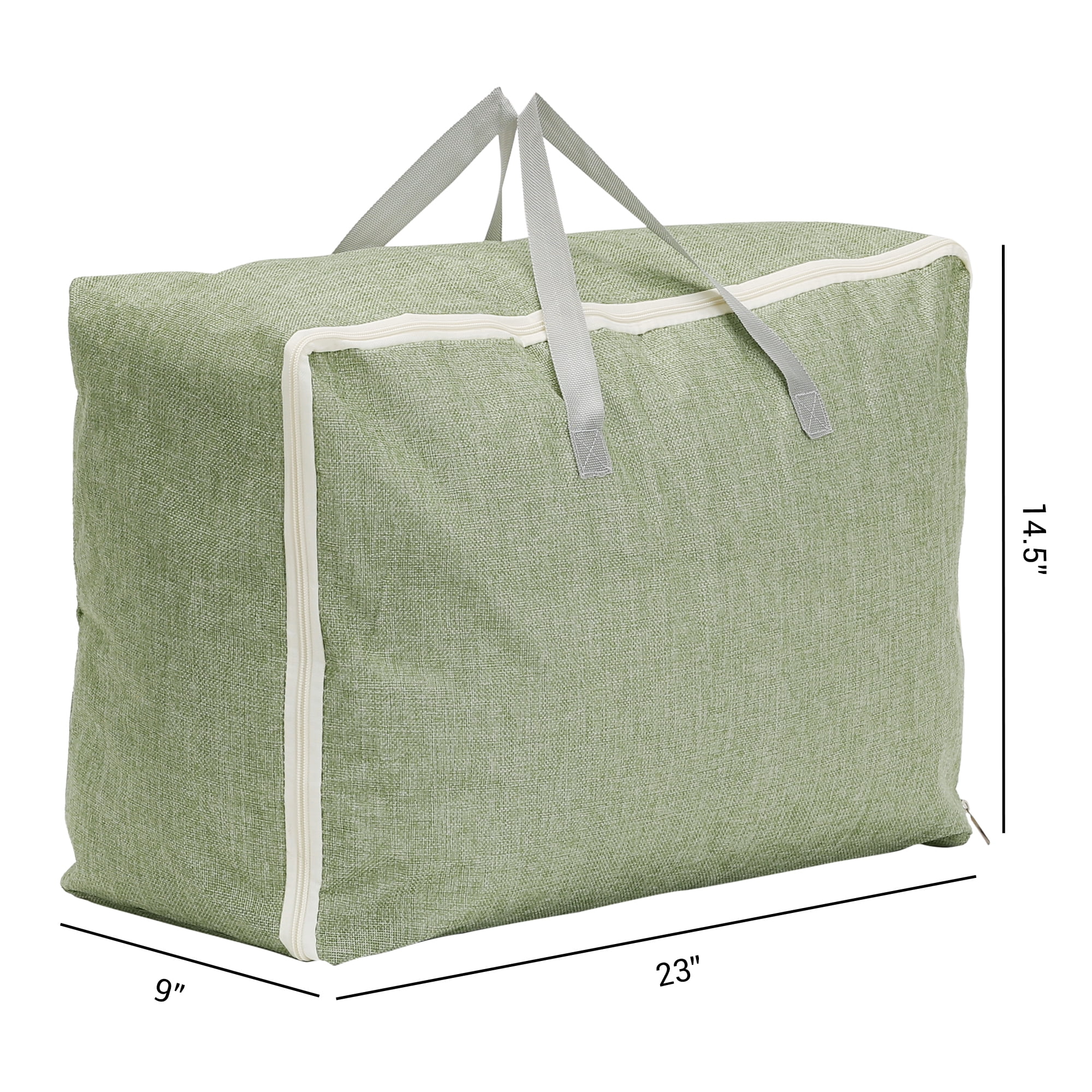 Unique Bargains 1 Pack Clothes Storage Bags Moving Bags Green 23*9*14.5in