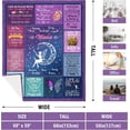 thumbnail image 5 of Bestie Gifts for Women, BFF Gifts for Best Friends Women, Bestie Gifts Blanket 60"x50", Bestie Birthday Gifts for Women, Sister Long Distance Friendship Gift for Christmas To My Bestie Throw Blankets, 5 of 5