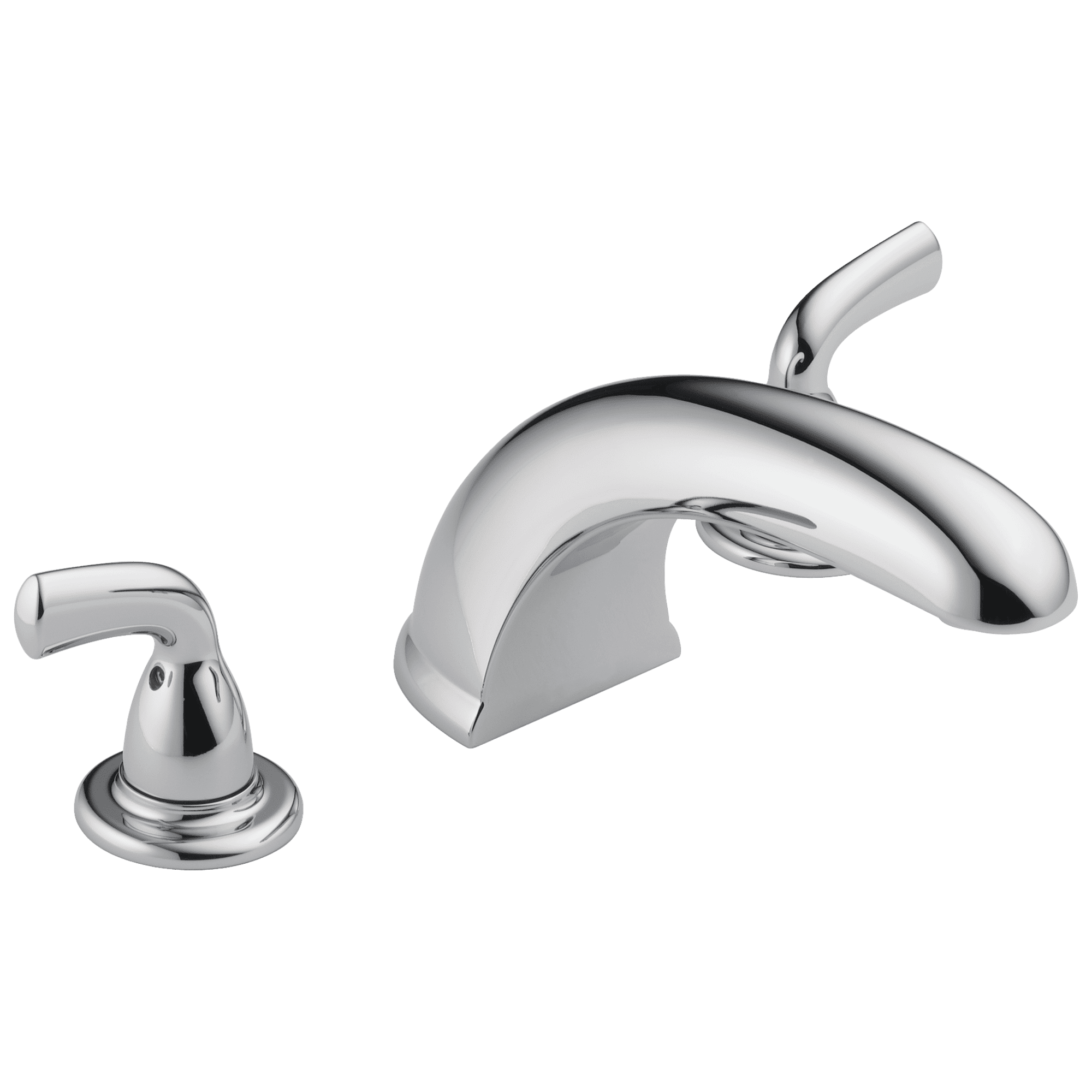 Pacific Bay Treviso Roman Tub Faucet - Chrome - Widespread 2-Lever Elegant Bathroom Upgrade