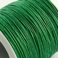 thumbnail image 2 of 1 roll Waxed Cotton Thread Cords Green 1mm 10.93 yards(10m)/roll, 2 of 2
