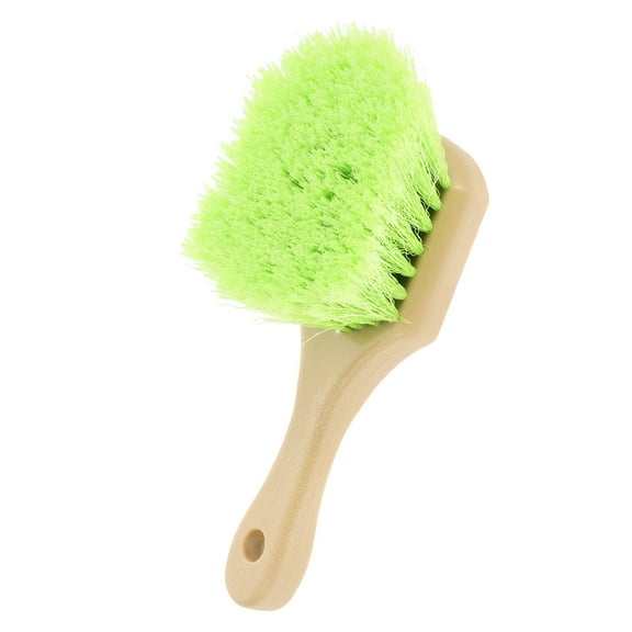 OATIPHO Detailed Wheel Cleaning Brush with Soft Non Scratch Bristles and Ergonomic Handle for Vehicles