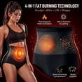 thumbnail image 3 of Thermogenic Sculpting Shorts for Women, High Waisted Tummy Control Shaping Yoga Shorts, Seamless Body Sculpting Compression Shorts with Hip Lifting Support, 3 of 6