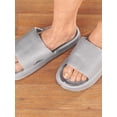 thumbnail image 4 of Cushiony Pillow Slippers - Womens, Gray, X-Large, 4 of 9