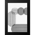 thumbnail image 2 of PI Studio 13x18 Black Modern Framed Museum Art Print Titled - Gray on Gray II, 2 of 5