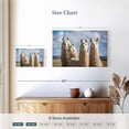thumbnail image 4 of Elephant Stock Fluffy White Llamas Wall Art - Horizontal Canvas Wall Art - Living Room Wall Decor - Animal Canvas - Blue And Brown Decor - 12" x 8", 4 of 8