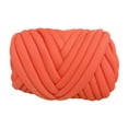 thumbnail image 4 of Cotton Polyester Chunky Yarn Tube Giant Yarn for Rug Making Carpets Handbag Orange, 4 of 8
