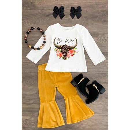 

IZhansean Toddler Baby Girls Winter Clothes Floral T-shirt Tops+Pants Outfits Tracksuit White 3-4 Years