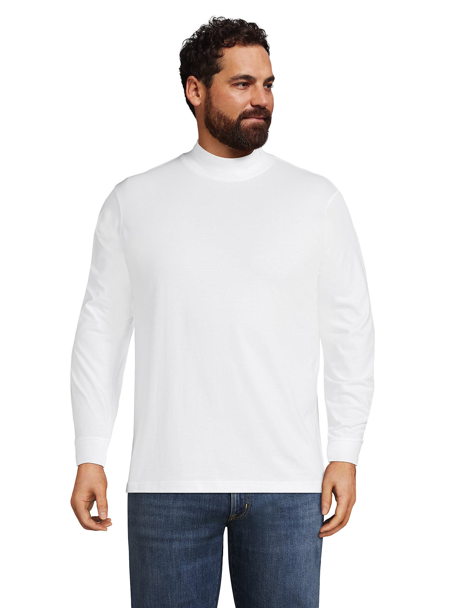 big mens mock turtleneck