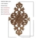 thumbnail image 4 of VZLX-figuras de madera talladas con flores naturales únicas, artesanías, apliques de esquina, marco, puerta de pared, muebles, tallado en madera decorativo, 4 of 4