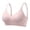 Pink bra for women, variant on Lace Banding Bras for Women No Underwire Ribbed Thin Strap Push Up V Neck Upper undergarment Comfortable Everyday Support Solid Color Bra