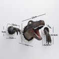 thumbnail image 5 of Estatua de dinosaurio 3D, decoración de dinosaurio, pared rota, accesorio colgante de dinosaurio que estalla, adornos de resina de dinosaurio (azul) oso de fresa Electrónica, 5 of 5