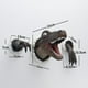 thumbnail image 5 of Estatua de dinosaurio 3D, decoración de dinosaurio, pared rota, accesorio colgante de dinosaurio que estalla, adornos de resina de dinosaurio (amarillo) oso de fresa Electrónica, 5 of 5