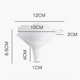 thumbnail image 2 of Toyvian Cherry Blossom Funnel White Plastic for Kitchen Oil and Sauce Transfer, 2 of 6