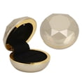 thumbnail image 3 of Rings Gift Box, Ring Box, The Soft Flocked Lining And Plastic Tray Are Stylish And Elegant Round Shape Jewelry Display Gift Storage Box Organizer, 3 of 8