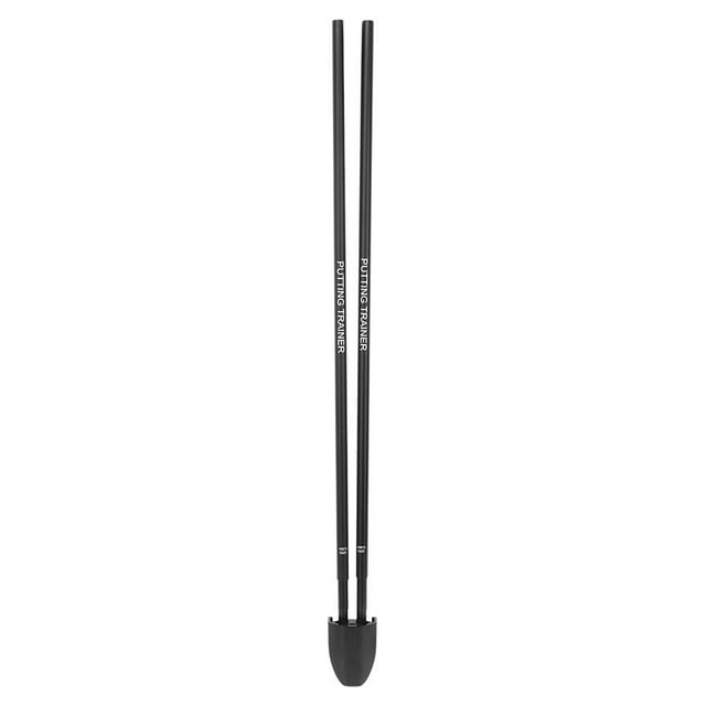 Herwey Aluminum Adjustable Length Golf Putter Assist Auxiliary Trainer Direction Stick for Practice Training