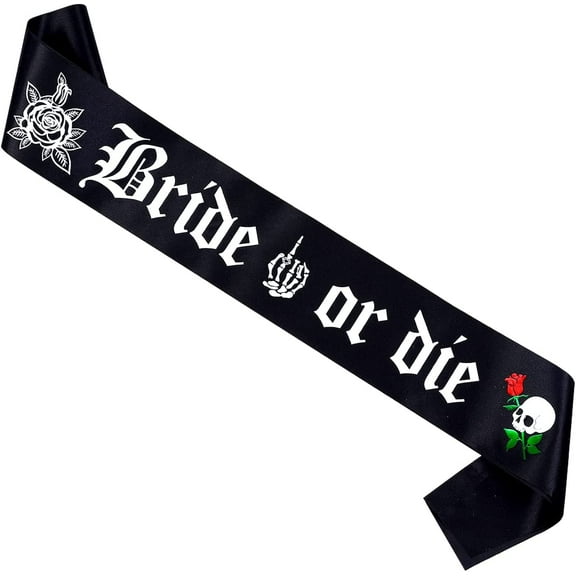 Bride to Be Bachelorette Party Favor Bride or Die Bachelorette Party Decorations Bride or Die Bachelorette Party Sash for Funny Bachelorette Hen Engagement Party Bridal Shower Bachelorette